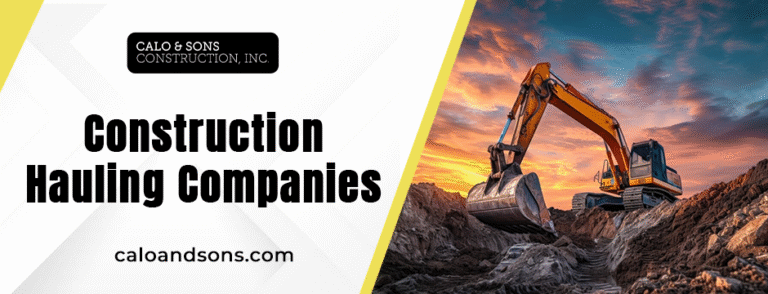 Expert Construction Hauling Companies Michigan | Calo & Sons