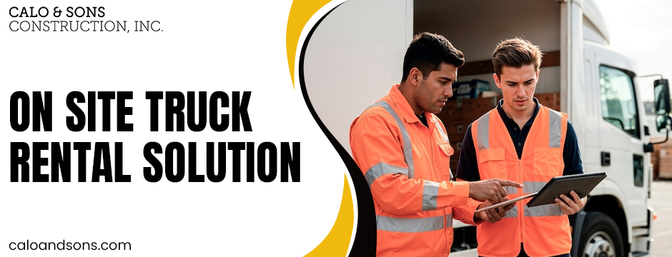 On Site Truck Rental Solution