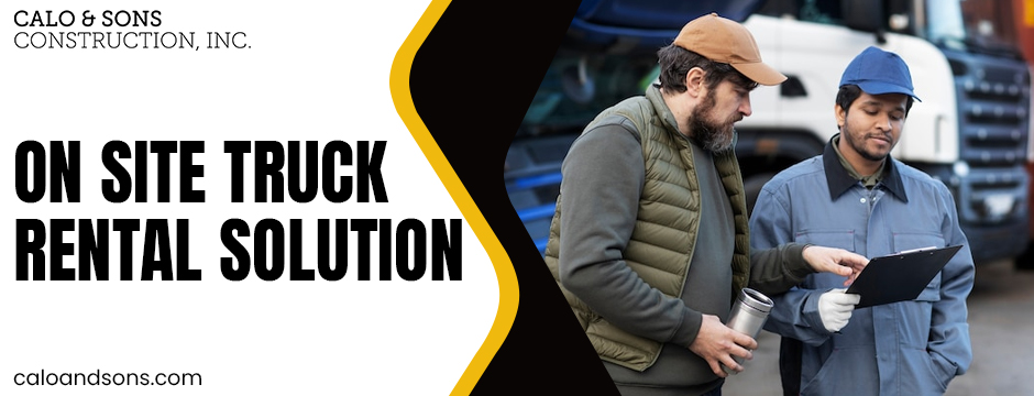 on site truck rental solution