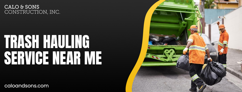 Trash Hauling Service Near Me
