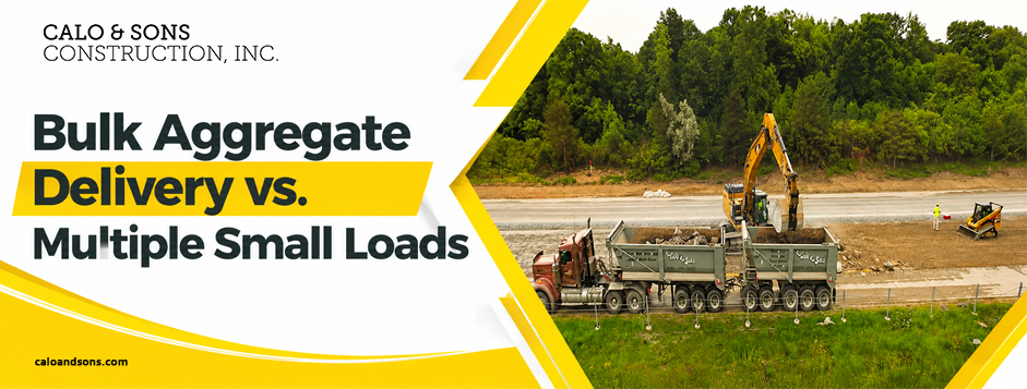 Bulk Aggregate Delivery vs. Multiple Small Loads