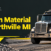 construction material hauling Northville MI