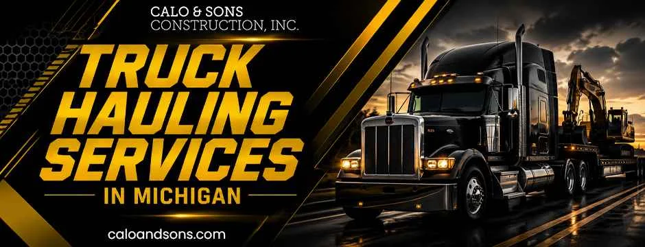 From Aggregate to Debris: How Truck Hauling Services in Michigan Support Job Sites